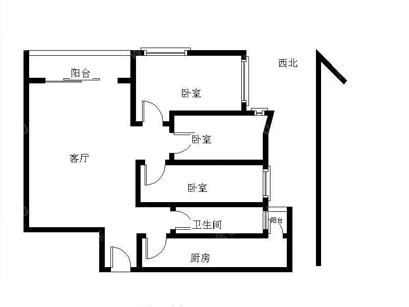 中山坦洲自建房户型照片_坦洲自建房 1室0厅113.06m²毛坯